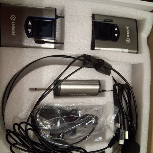 Wireless Headset Microphone for 2 Users like new with 2 Lavalier Mics