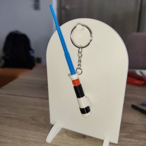 Star Wars Lightsaber Keychain new, 3D printed with folding blade