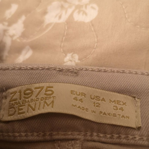 Zara women's beige fabric pants size XXL 44 used