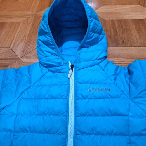 Columbia Omni-Heat kids jacket used, turquoise