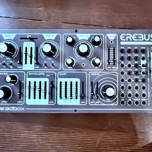 Dreadbox Erebus V3 synthesizer mint condition with box and cables