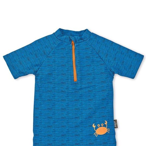Swim shirt used for one-year-old child with free shorts
