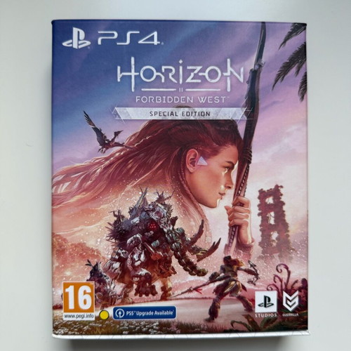 Horizon Zero Dawn and Horizon Zero Dawn Forbidden West Limited Edition like new for PS4