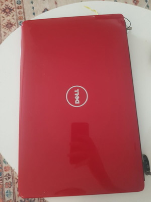 Dell Inspiron 1545 laptop screen with top cover, hinges, camera, antenna used