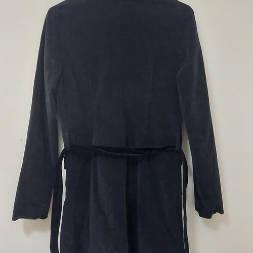 Pink Woman velvet coat like new, size S, black