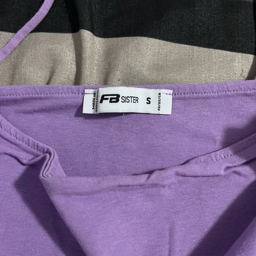 Purple tank top size S
