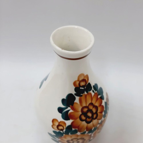 Handpainted ceramic bottle KOŁO Poland model 997 22 cm