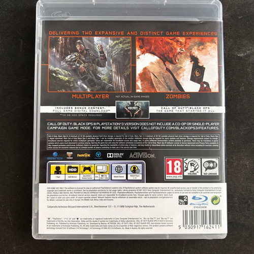Call of Duty Black Ops 3 game used for PlayStation 3