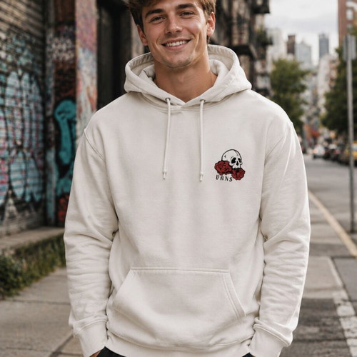 Vans Hoodie size S used, white