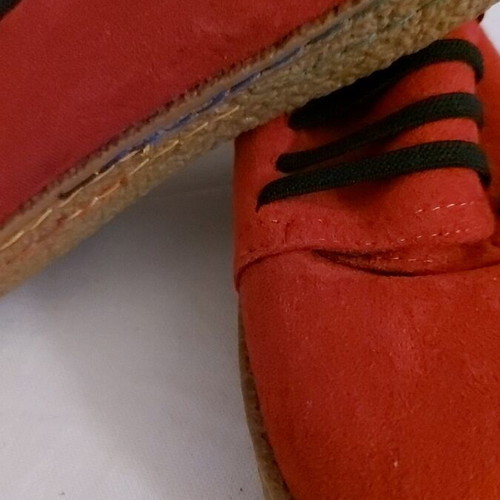 Women’s suede shoes new, dark red, size 38-38.5