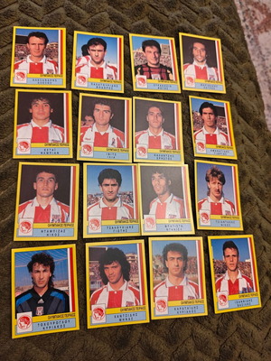 Panini Olympiakos Stickers 16 Pieces 1995 New