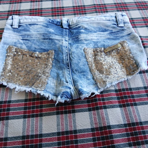 Miss Grant Kids' Shorts like new, size 134 cm, blue and silver