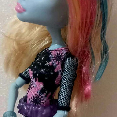 Monster High Abbey Bominable Coffin Bean doll used Mattel 2014