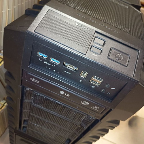 Cooler Master HAF X full-tower PC case with Corsair TX650 V2 PSU and LG DVD/CD Rewriter