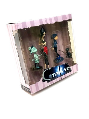 Coraline Set C collectible figures NECA like new, sealed