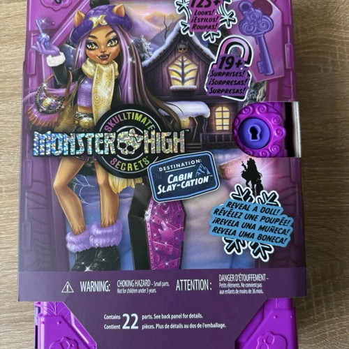 Monster High Skulltimate Secrets Cabin Slay-Cation Clawdeen Wolf Doll new