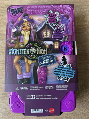 Monster High Skulltimate Secrets Cabin Slay-Cation Clawdeen Wolf Doll new