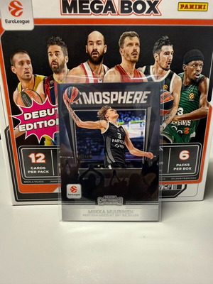 2025-26 Panini Contenders EuroLeague Atmosphere #12 Miikka Muurinen new