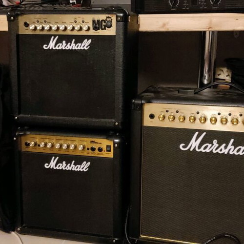 Marshall Amp MG50fx new with two-button pedal