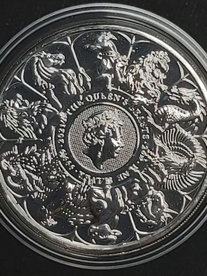 2021 Queen's Beasts Completer Coin 2 oz 0.9999 Silver new
