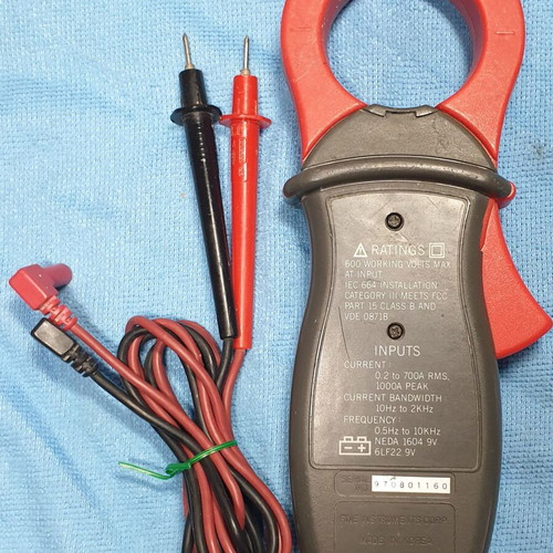Finest True-RMS 131 Clamp-On Meter ammeter used