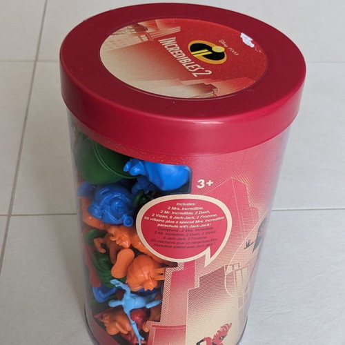 The Incredibles 2 Disney figurines new with heroes and villains