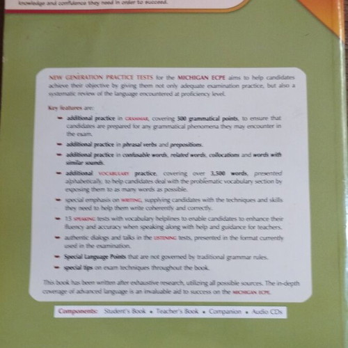 Michigan ECPE Practice Tests book