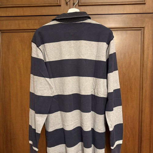 Tommy Hilfiger men's long sleeve rugby polo shirt L