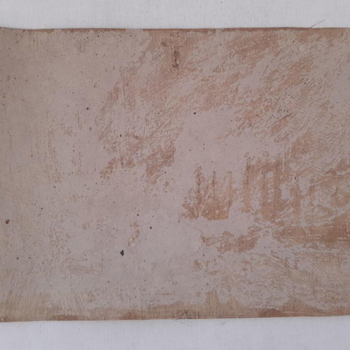 Old painting on canvas 47.5 x 34 cm used