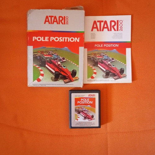 Atari 2600 used with 3 games in box and Greek manual