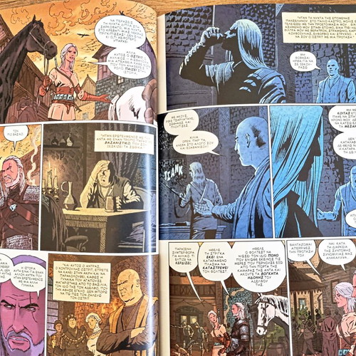 Graphic Novel The Witcher Curse of Crows new, Greek