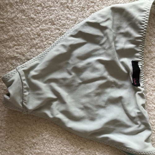 Pinko bikini top used, size M, grey and blue