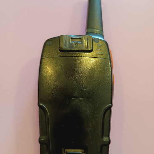 Cobra wireless PMR446 walkie talkie used with VOX and LED flashlight