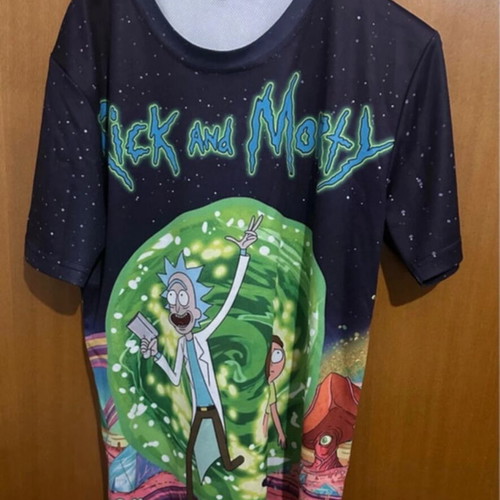Rick and Morty T-shirt size M, like new, colorful