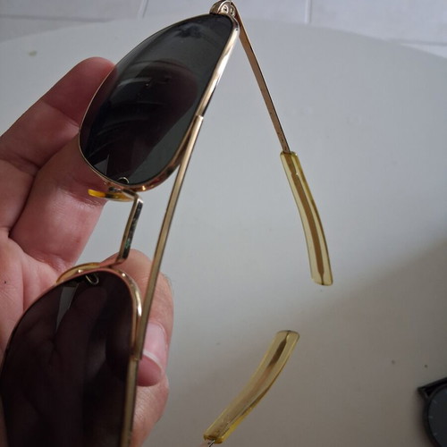 Sunglasses with metal frame black unisex like new with bonus second pair