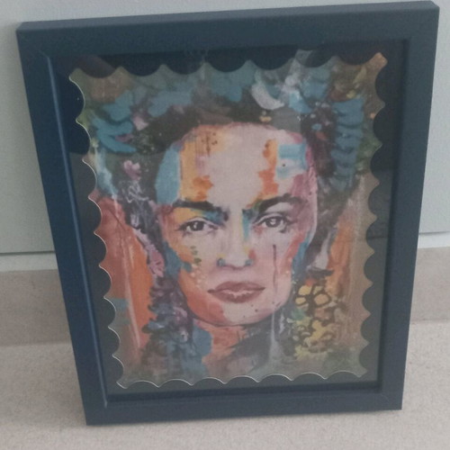 Frida Kahlo painting new, beautiful portrait