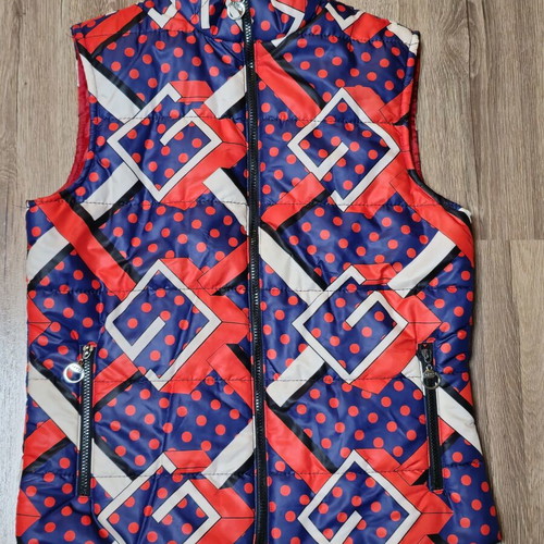 Gucci colorful women's vest like new, size S-M, blue and red