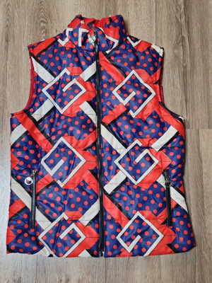 Gucci colorful women's vest like new, size S-M, blue and red