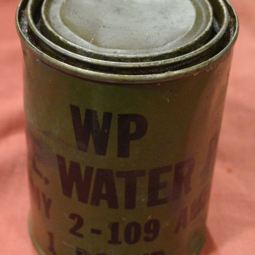 American military grease package WW2 used, one pound