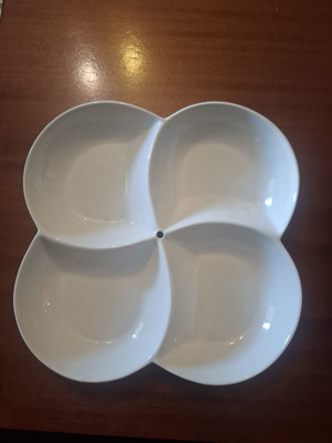 Fylliana 4-Section Porcelain Serving Platter like new