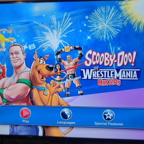 Scooby-Doo WrestleMania Mystery DVD like new, dubbed