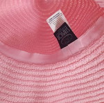 Pink beach hat large, new