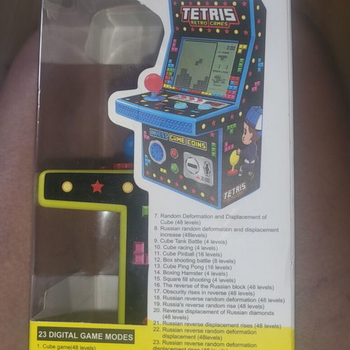 Tetris Retro Games Console with 49 Games and 1676 Levels