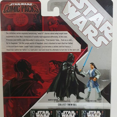 Star Wars Comic Book Princess Leia & Darth Vader Hasbro new