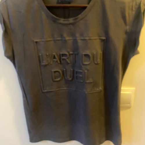 Armani Jeans women's T-shirt used, gray, size S