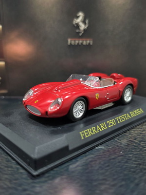 Ferrari 250 Testa Rossa 1957 μεταλλικό diecast μοντέλο αυτοκινήτου σε κλίμακα 1:43