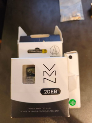 Audio-Technica VM740ML Body with Technics SFPCC31001K Headshell and VMN20EB Needles used