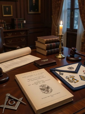 Large Constitutions of Freemasonry 1762 and 1786, like new