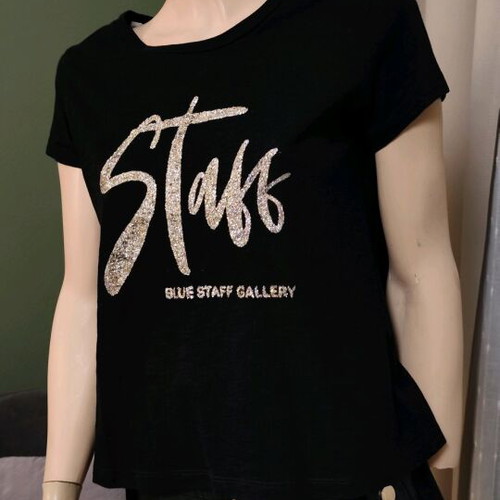 Staff black blouse size M like new