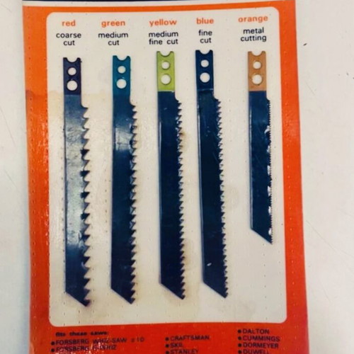 Japan 5-piece jigsaw blades set, new